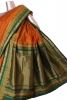 Traditional Contrast Wedding South Silk Saree